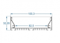 LED profile LP-1701 (100x32mm)
