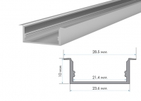 LED profile LP-26 (23.6x10mm)